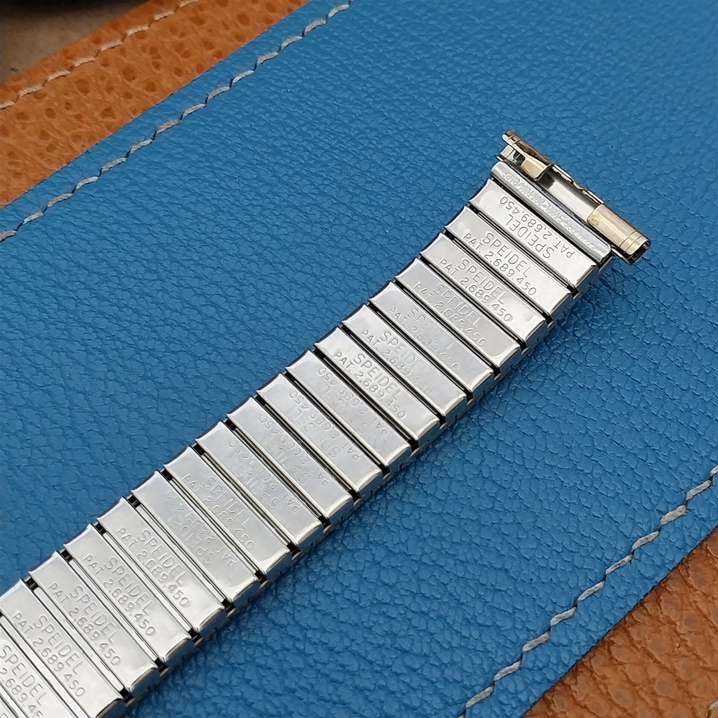 Vintage 1966 Yellow Gold-Fill Speidel Plainsman 19mm 18mm 16mm Unused Watch band