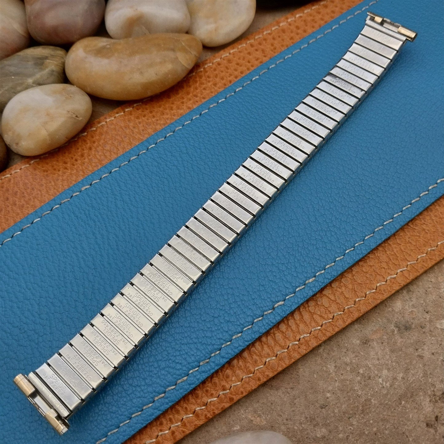Vintage 1966 Yellow Gold-Fill Speidel Plainsman 19mm 18mm 16mm Unused Watch band
