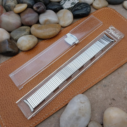Vintage 1964 19mm 18mm 17mm 16mm Stainless Long Speidel Linesman NOS Watch Band