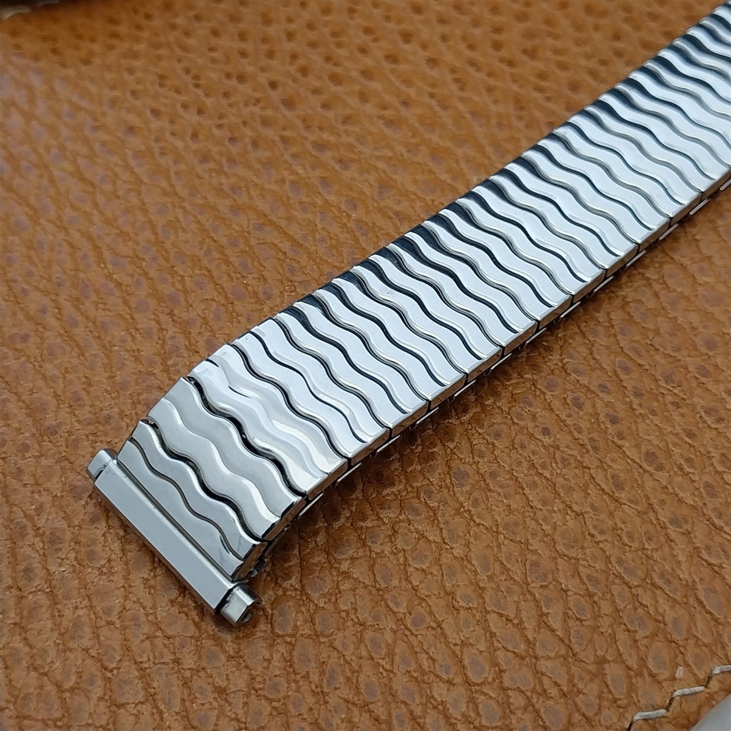 Vintage 19mm 18mm 17mm 16mm Stainless 1970s Speidel Riptide Unused Watch Band