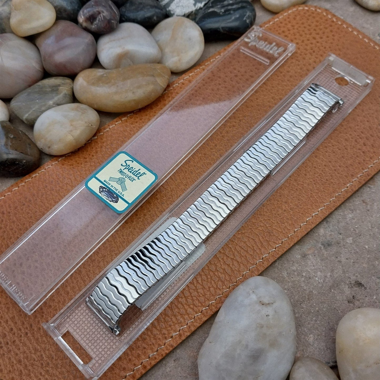 Long 19mm 18mm 17mm 16mm Stainless Classic Speidel Riptide Vintage Watch Band