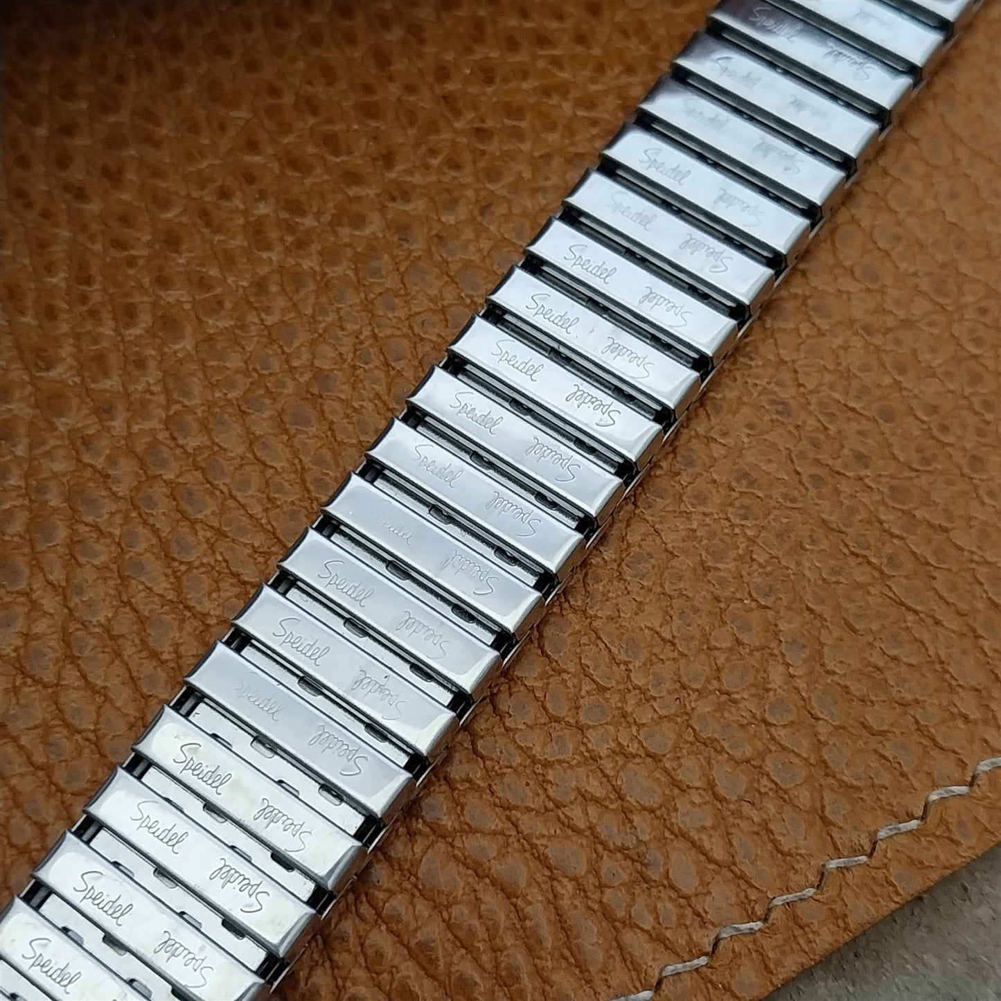 Long 19mm 18mm 17mm 16mm Stainless Classic Speidel Riptide Vintage Watch Band