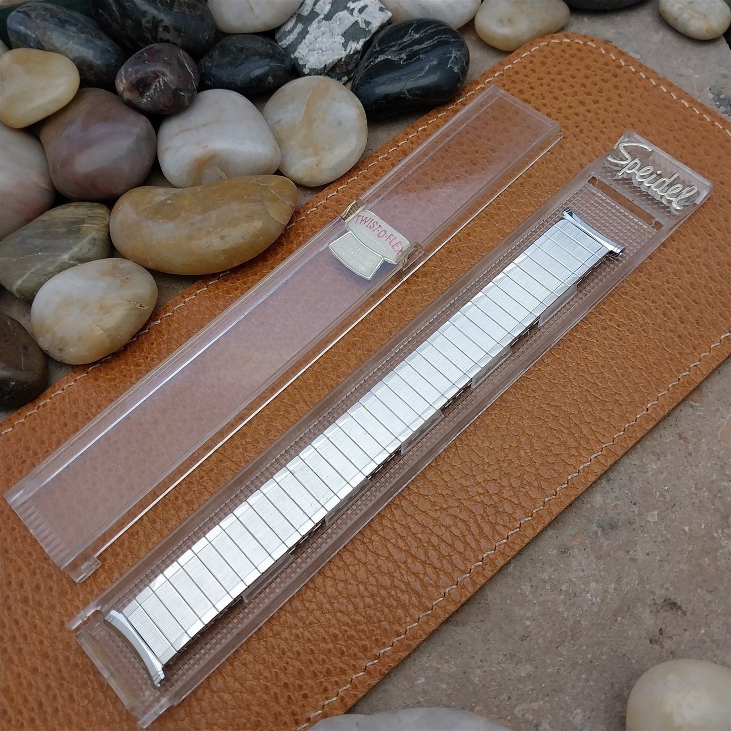 Vintage 16mm 18mm 19mm Speidel Florentine White Gold Filled Unused Watch Band