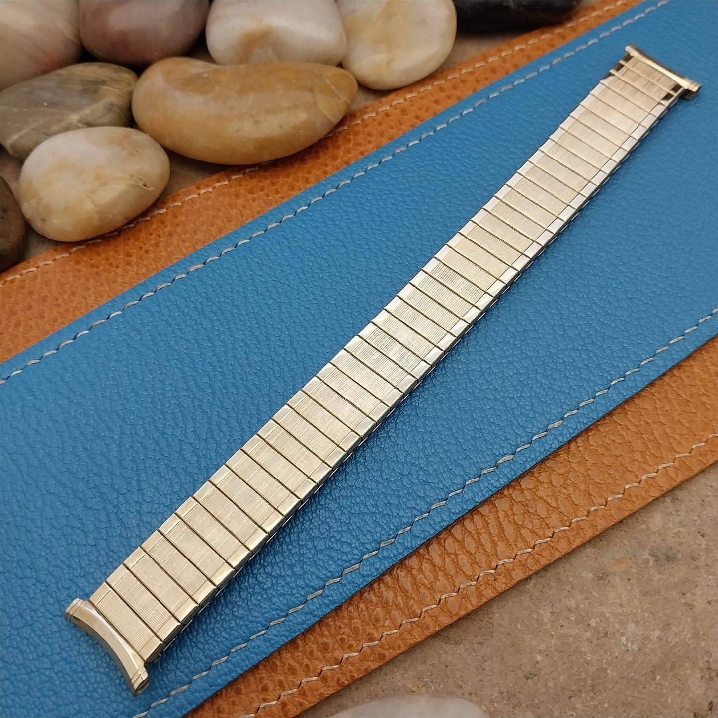 Vintage 19mm 18mm 17mm 16mm Speidel Florentine Gold-Fill Unused Long Watch Band