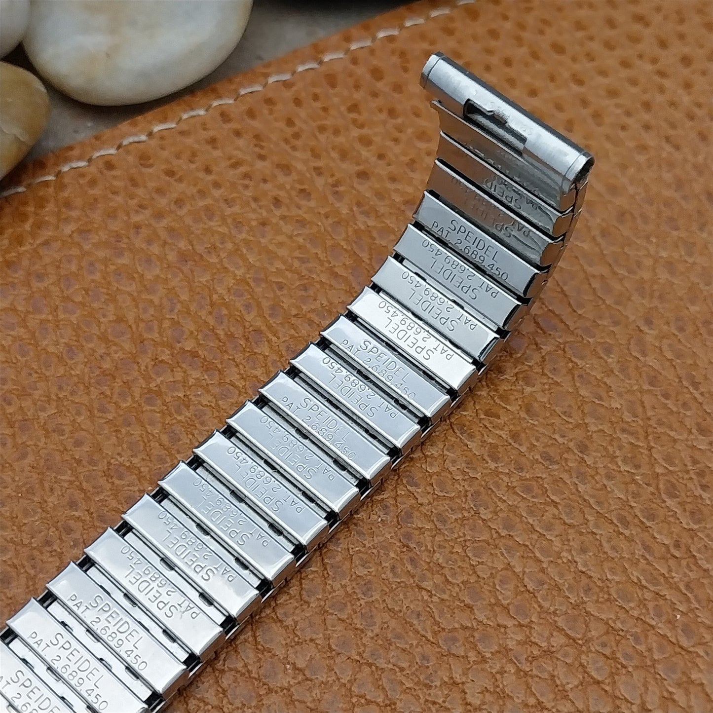 19mm 18mm 16mm Stainless Steel 1970 Speidel Riptide Unused Vintage Watch Band