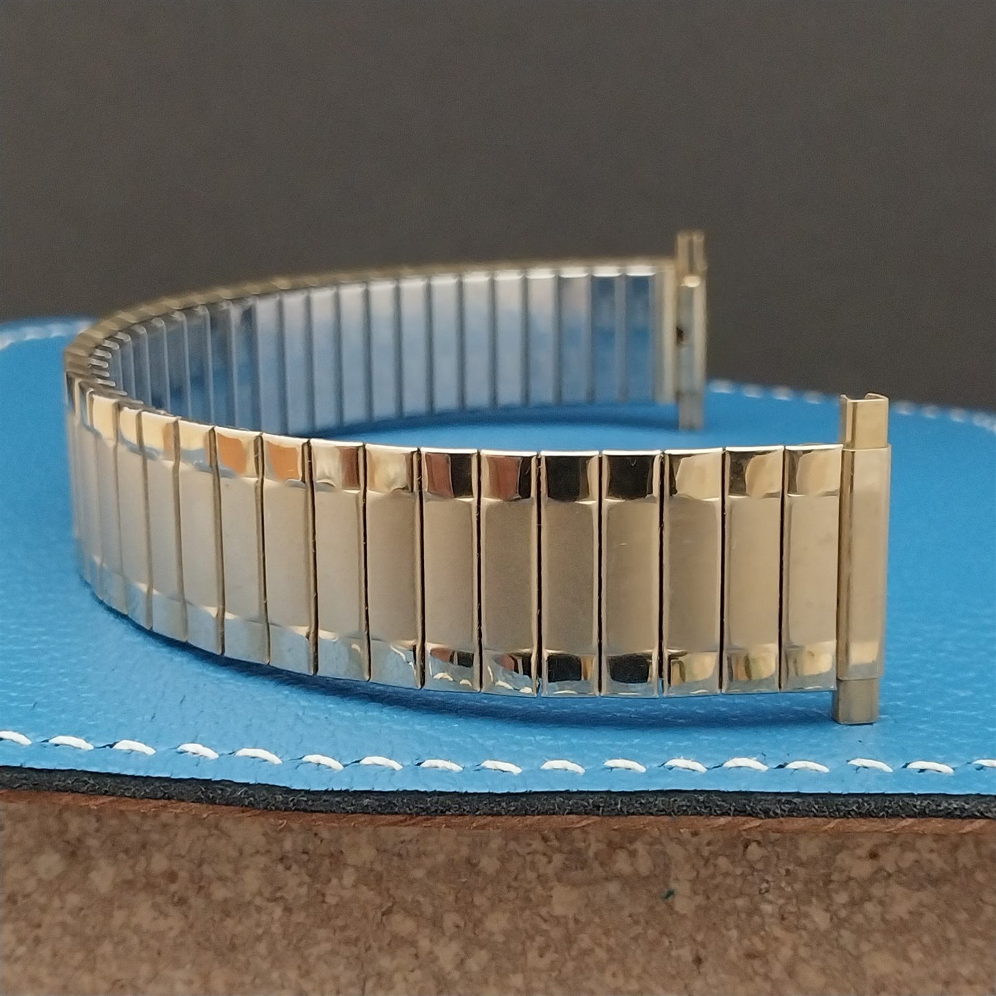 19mm 18mm Speidel Radial Gold RGP Wide Long Unused 1970s Vintage Watch Band