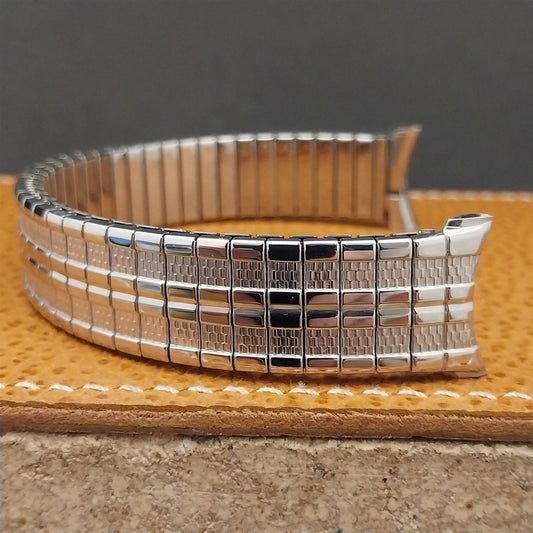 Vintage 1968 Classic Speidel Meteor 19mm 18mm 17mm Stainless Unused Watch Band