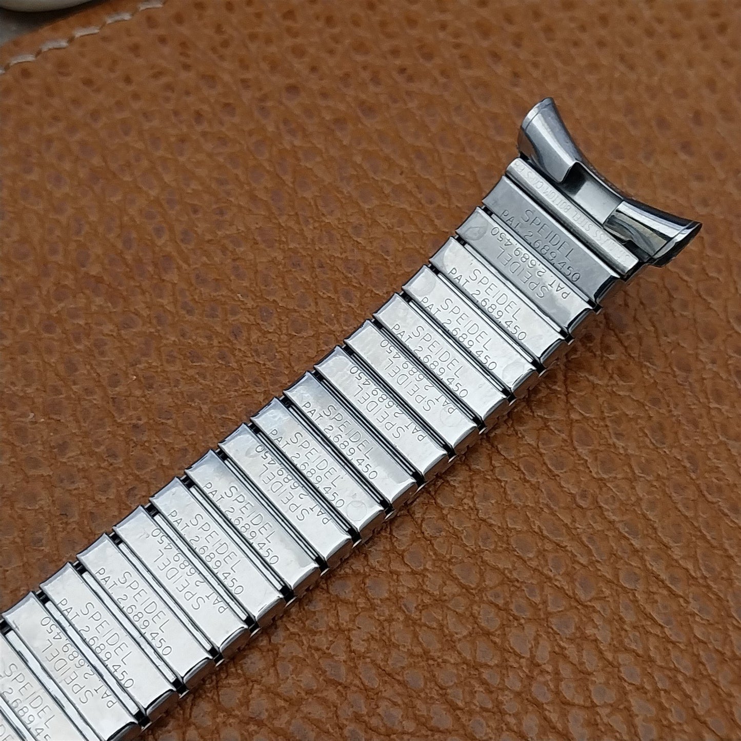 Vintage 1968 Classic Speidel Meteor 19mm 18mm 17mm Stainless Unused Watch Band