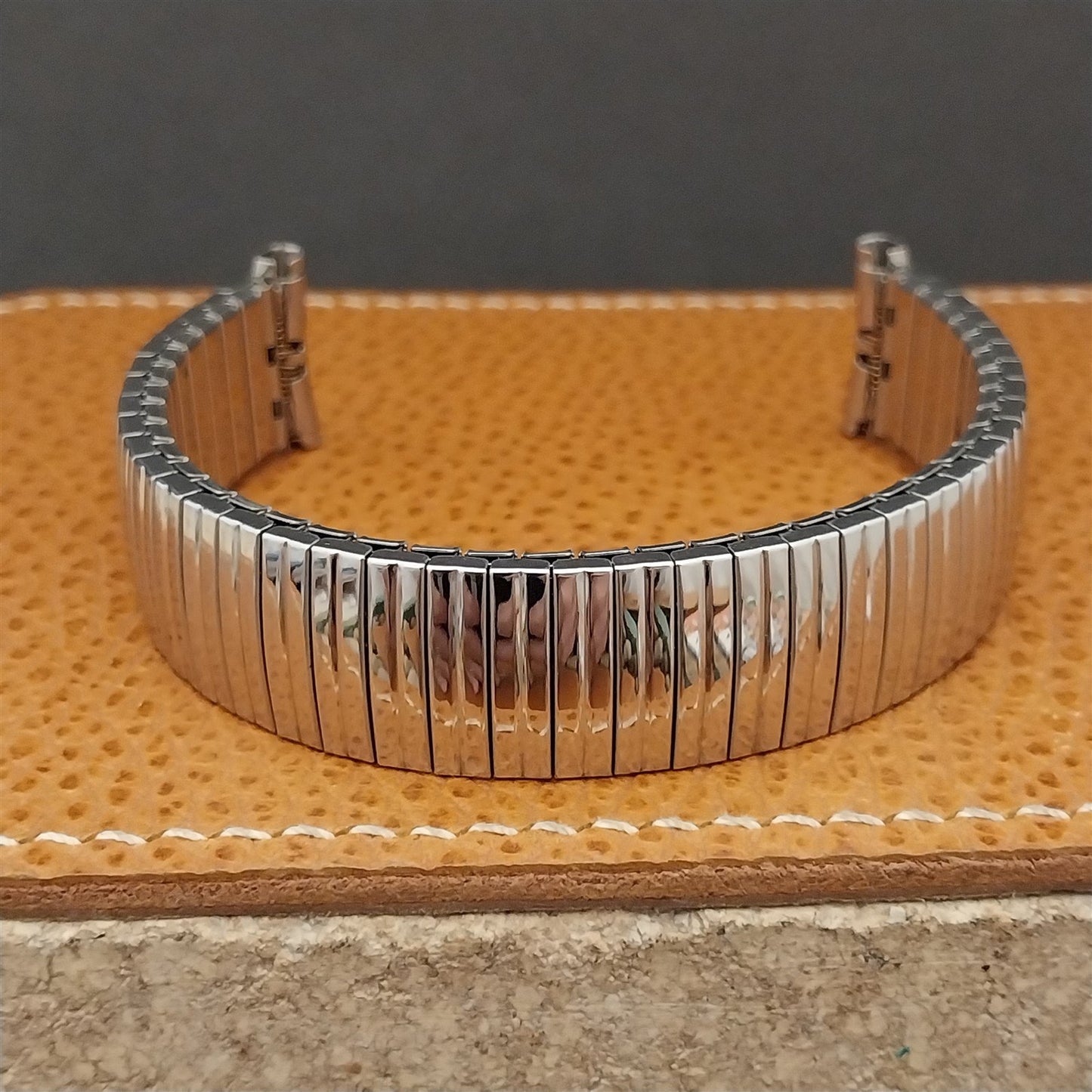 Vintage 1970s 19mm 18mm 16mm Stainless Steel Speidel Linesman Unused Watch Band