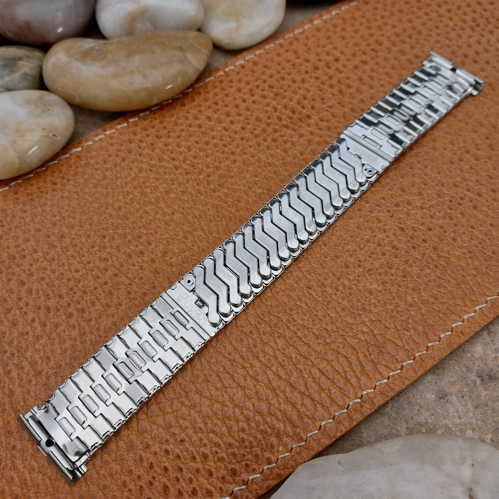 19mm 18mm 17mm Stainless JB Champion Watchmate Unused 1950s Vintage Watch Band