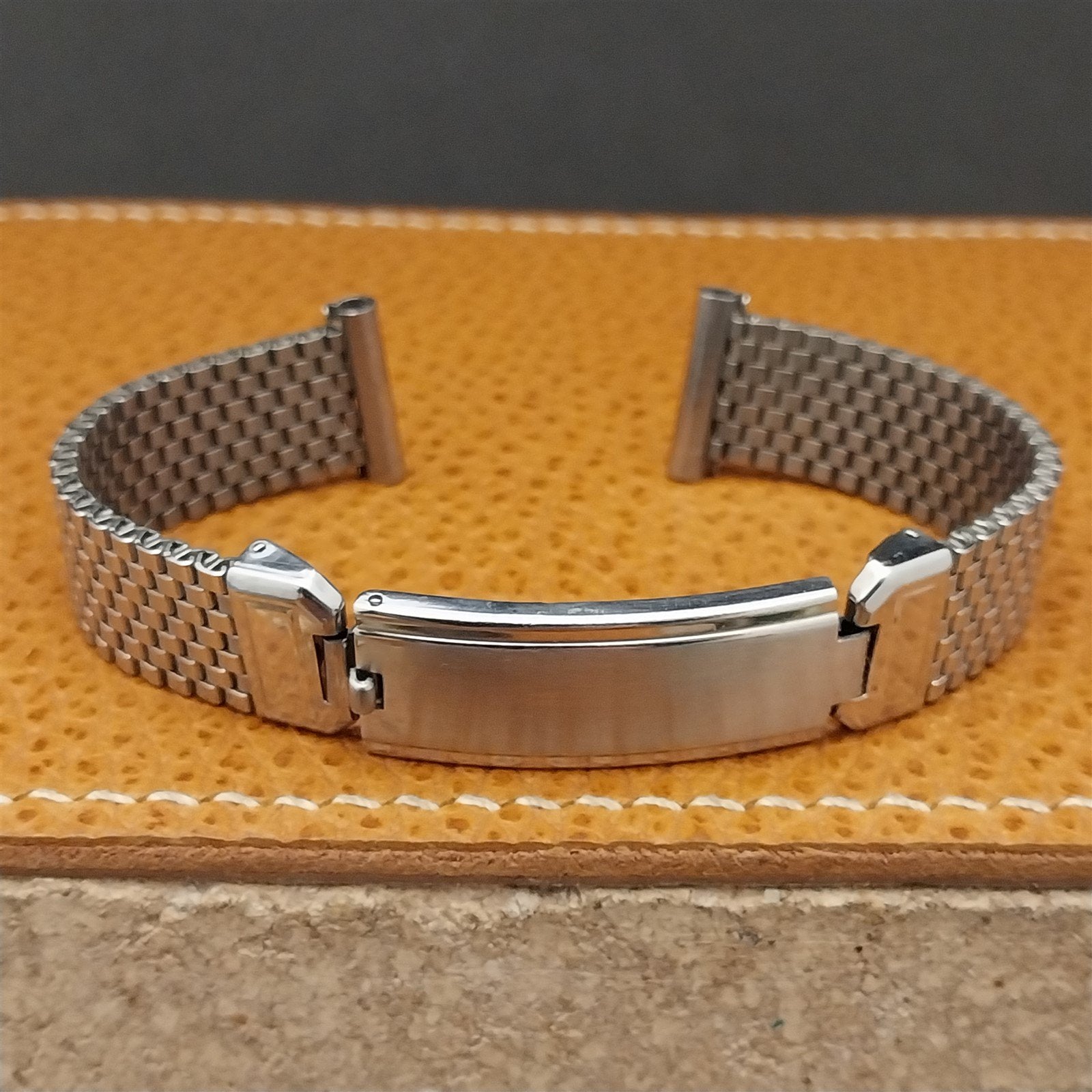 1940s Vintage 5/8" Stainless Steel Mesh JB Champion Lance NOS Unused Watch Band