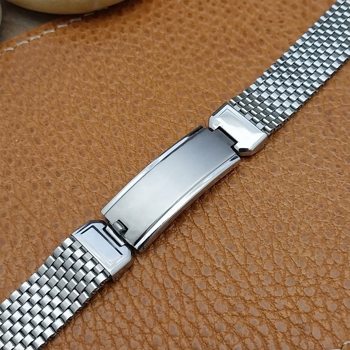 1940s Vintage 5/8" Stainless Steel Mesh JB Champion Lance NOS Unused Watch Band