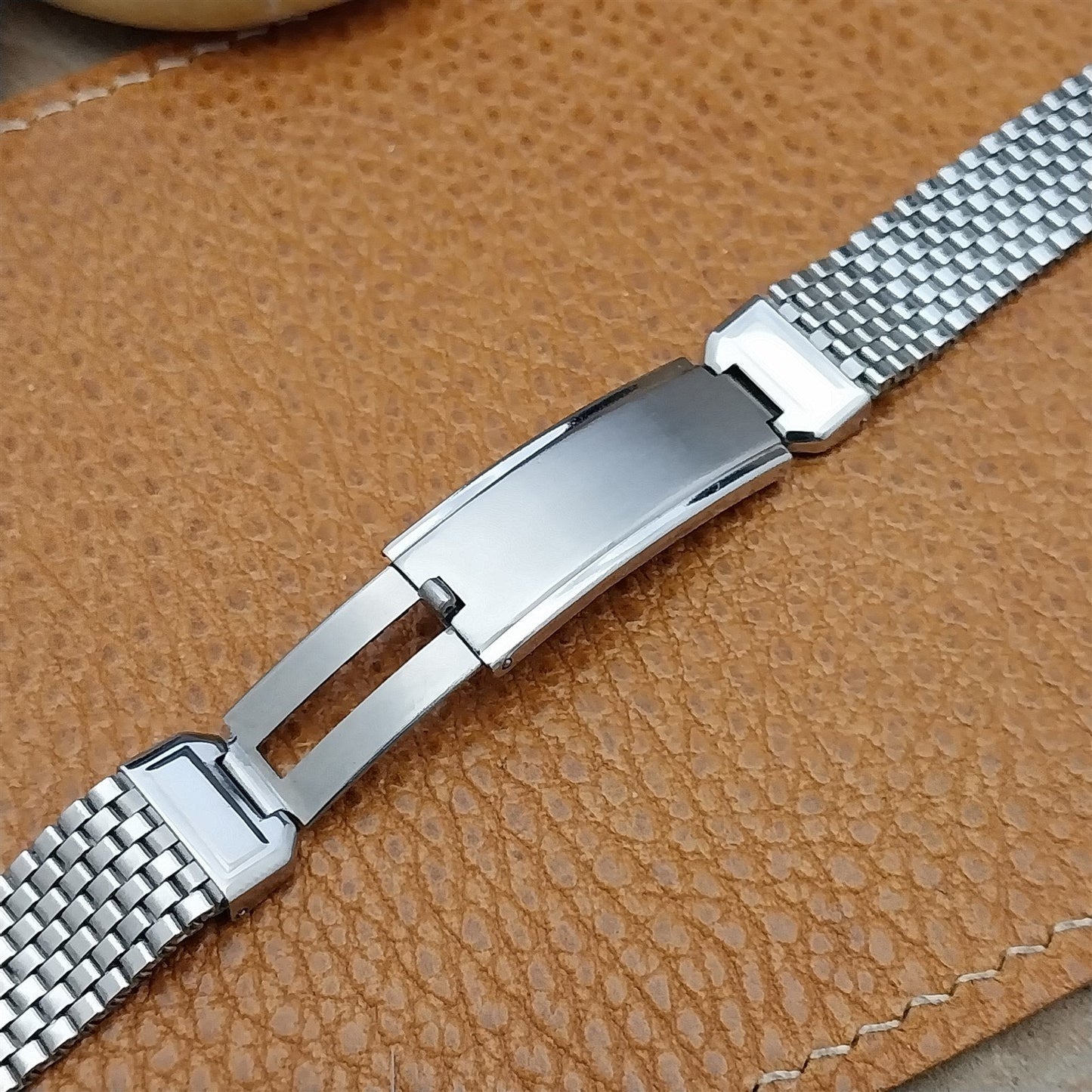 1940s Vintage 5/8" Stainless Steel Mesh JB Champion Lance NOS Unused Watch Band