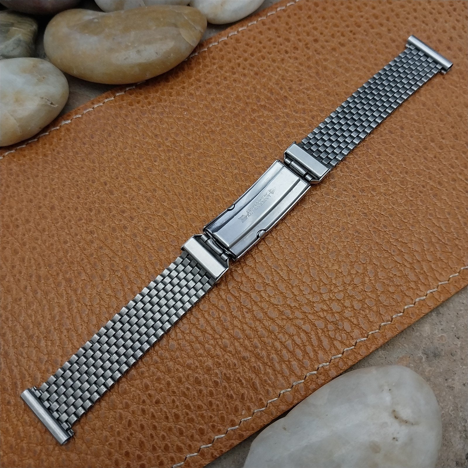 1940s Vintage 5/8" Stainless Steel Mesh JB Champion Lance NOS Unused Watch Band