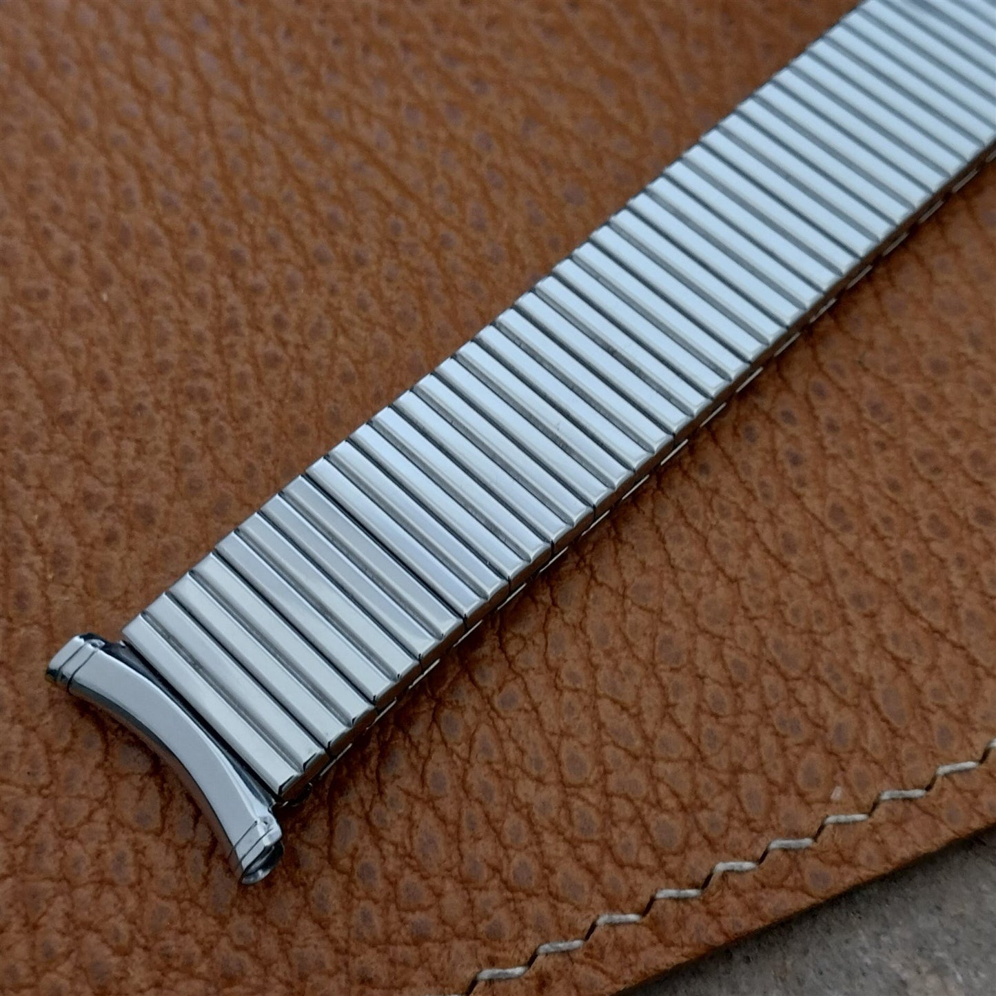 1960s Vintage 19mm 18mm 16mm Stainless Long Speidel Linesman Unused Watch Band