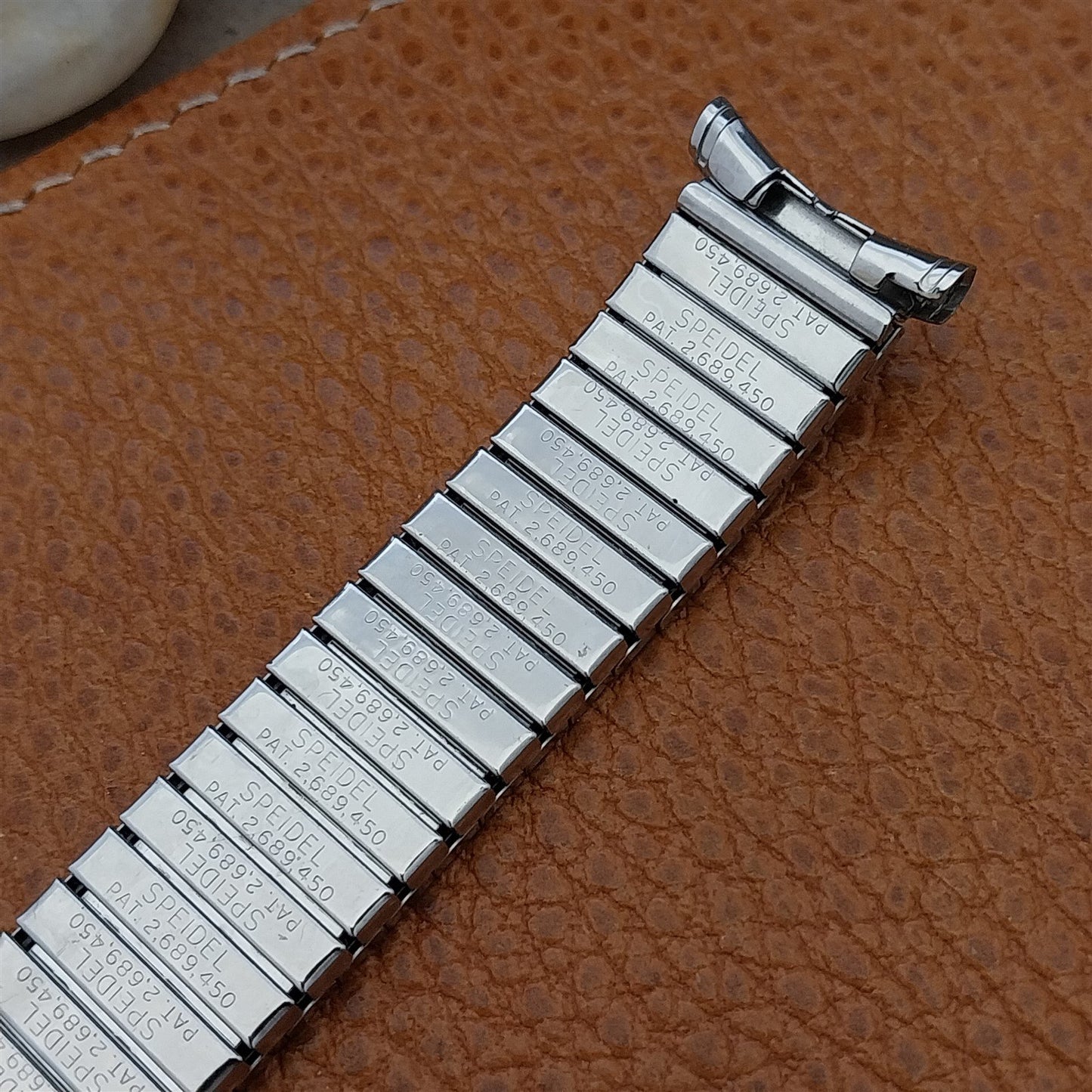 1960s Vintage 19mm 18mm 16mm Stainless Long Speidel Linesman Unused Watch Band
