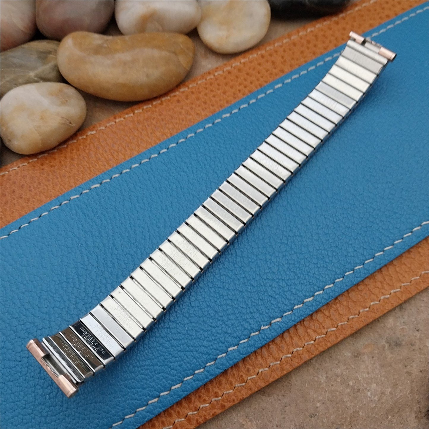 Vintage 1965 17.2mm Rose Gold-Filled Speidel Fairway Expansion Unused Watch Band