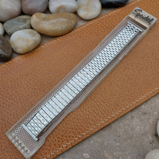 Vintage 19mm 18mm 16mm Stainless Steel Speidel Unused Classic 1960s Watch Band