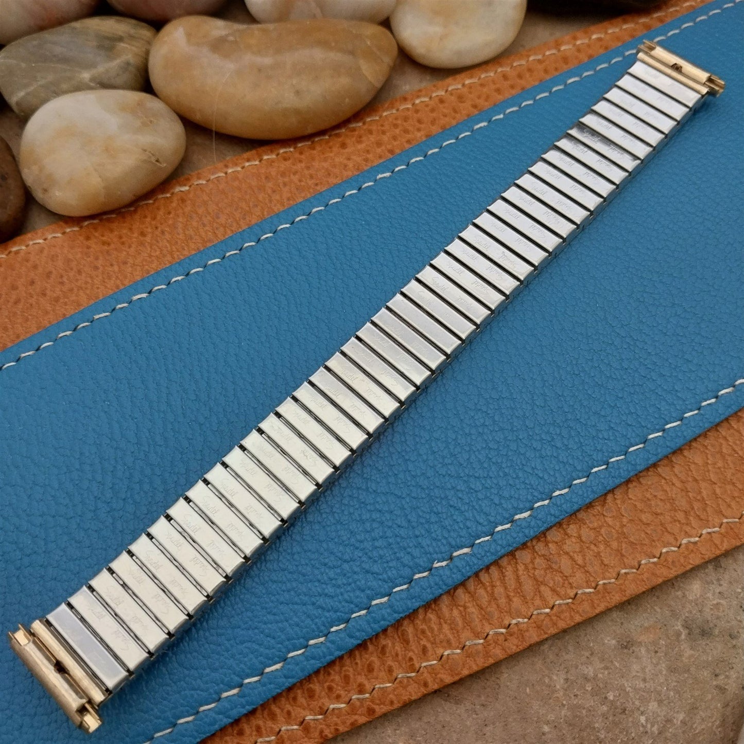 1970s Vintage 19mm 18mm 16mm Gold RGP Speidel Classic Stretch Unused Watch Band