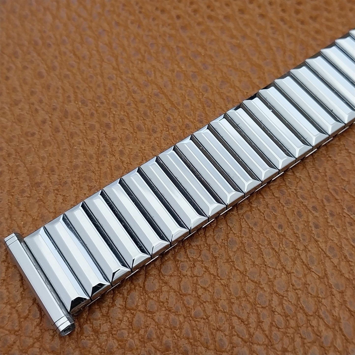 1960s Vintage Speidel Twistoflex Fullback Stainless 19mm 18mm Unused Watch Band