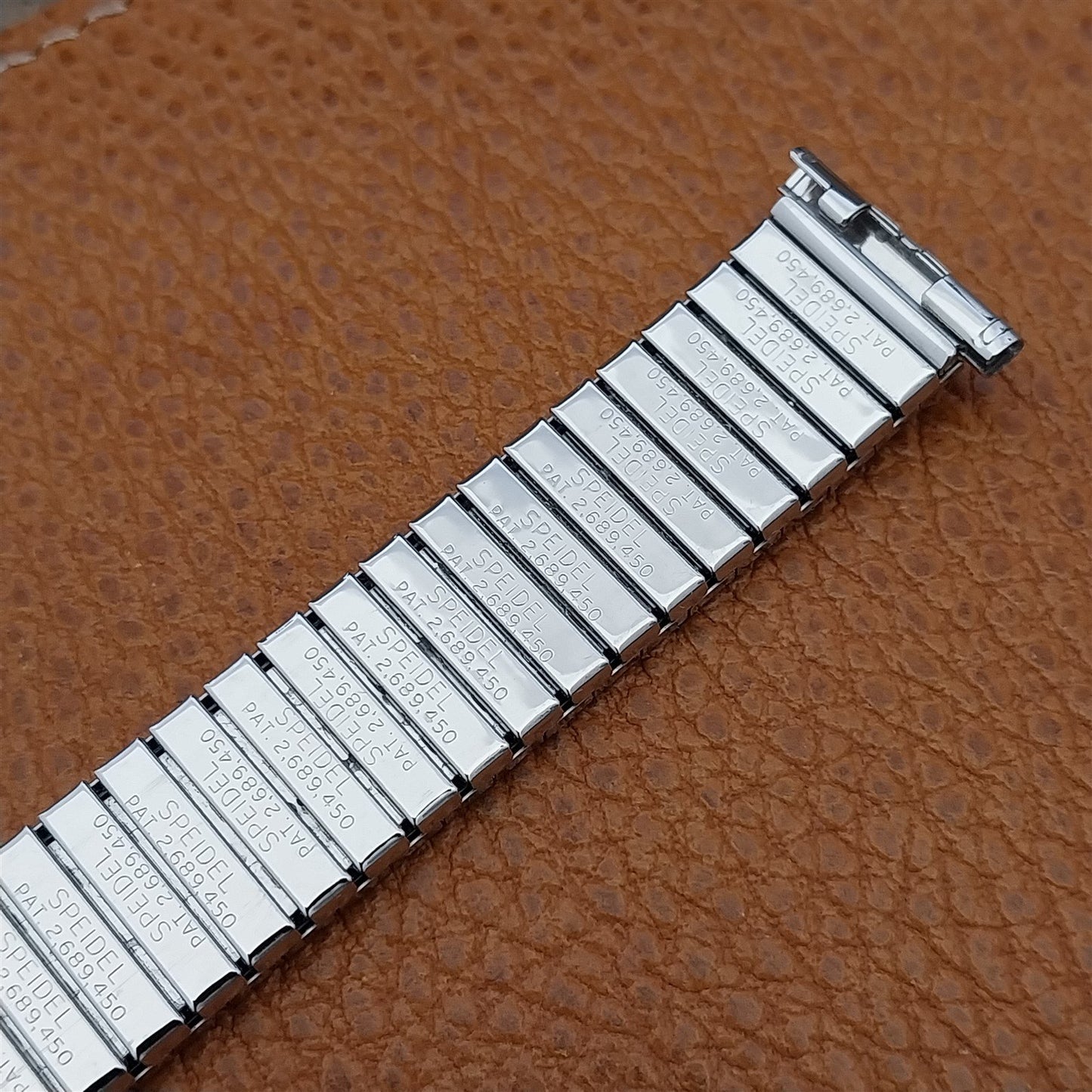 1960s Vintage Speidel Twistoflex Fullback Stainless 19mm 18mm Unused Watch Band