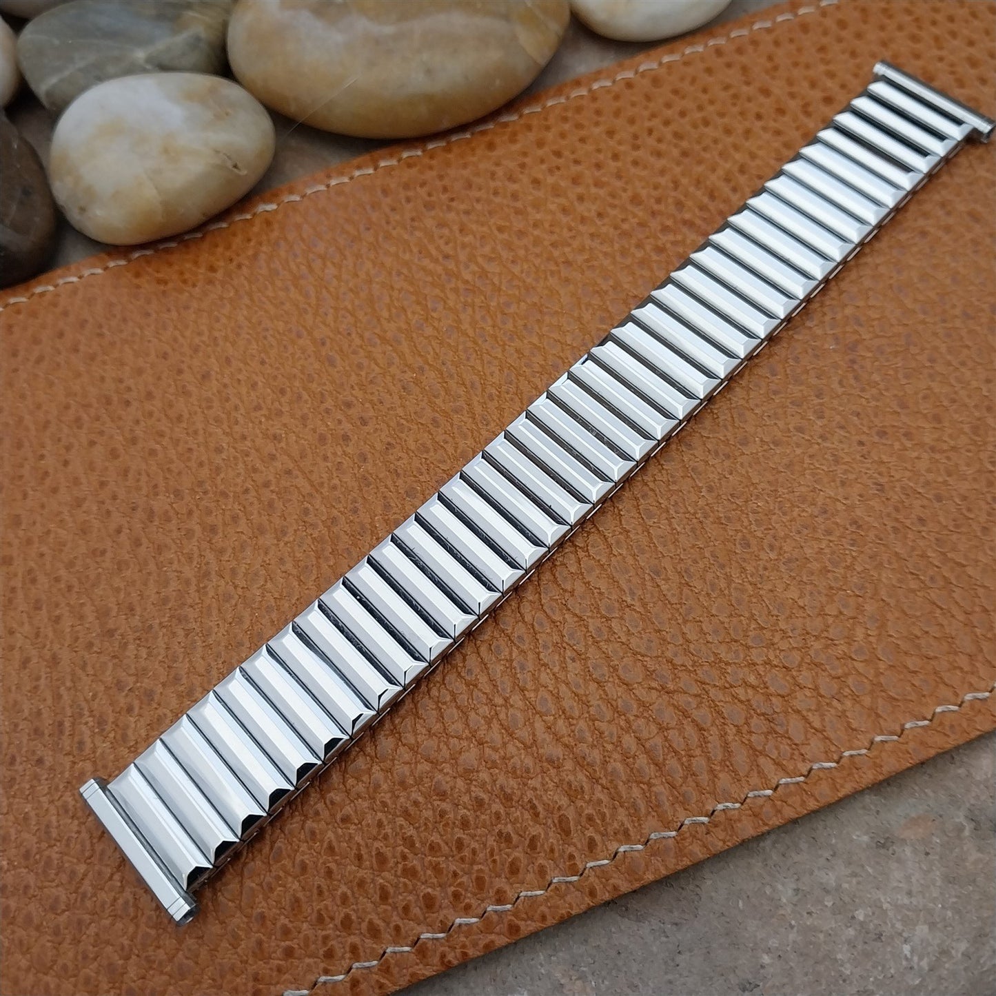 1960s Vintage Speidel Twistoflex Fullback Stainless 19mm 18mm Unused Watch Band