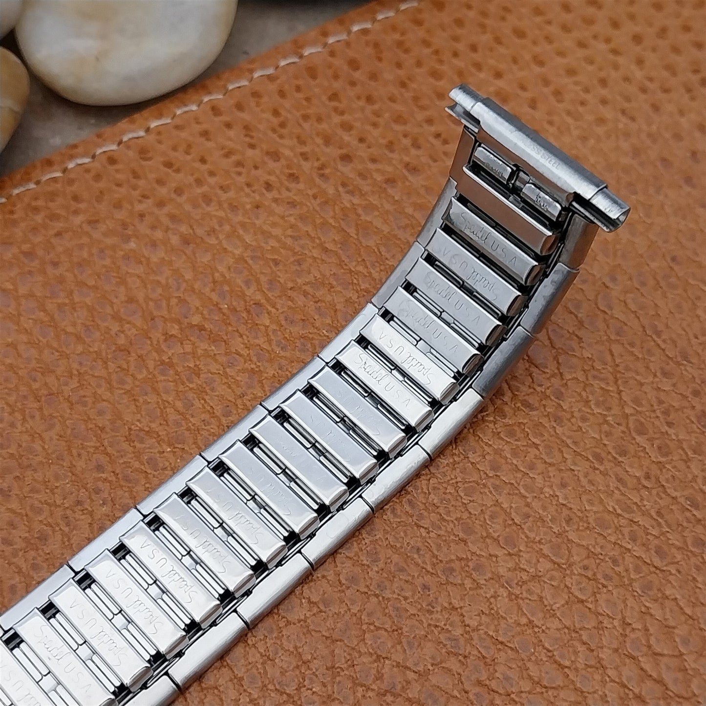 Vintage Wide 1970s 18mm 19mm 20mm Speidel Stainless Steel NOS Unused Watch Band