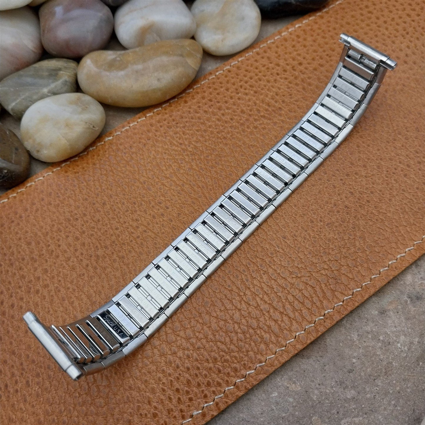 Vintage Wide 1970s 18mm 19mm 20mm Speidel Stainless Steel NOS Unused Watch Band