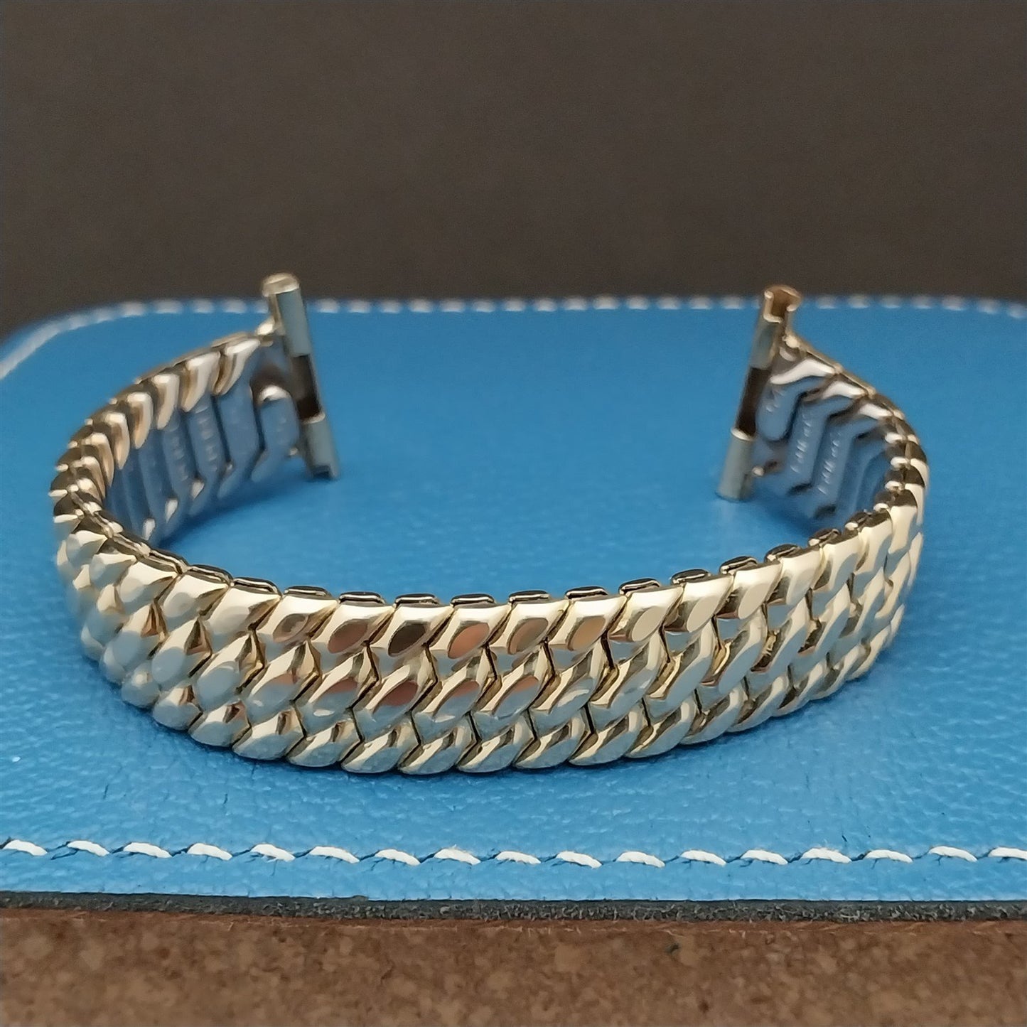 19mm 16mm 10k Gold-Filled Speidel Golden Templar Unused 1954 Vintage Watch Band