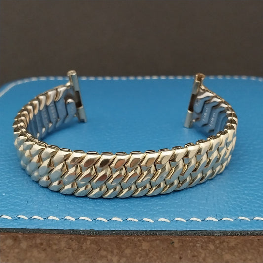 19mm 16mm 10k Gold-Filled Speidel Golden Templar Unused 1954 Vintage Watch Band