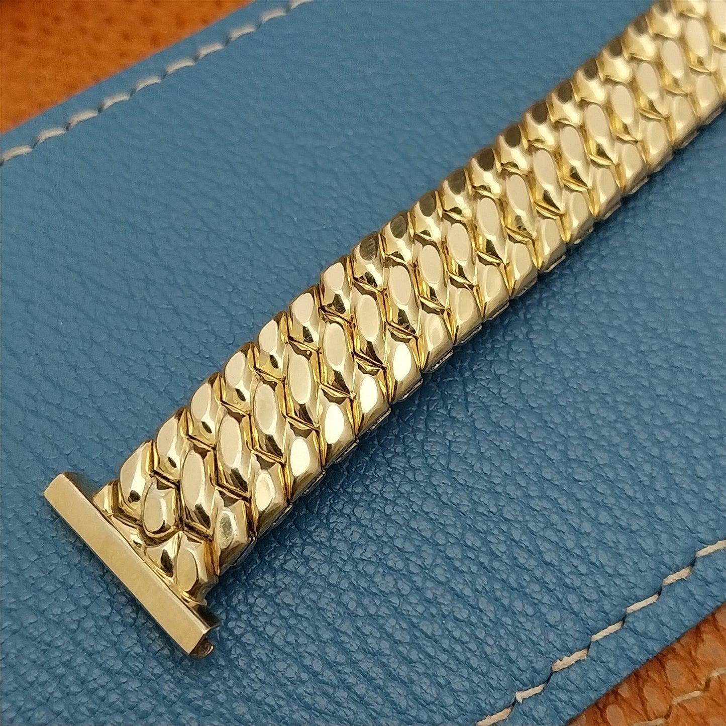 19mm 16mm 10k Gold-Filled Speidel Golden Templar Unused 1954 Vintage Watch Band