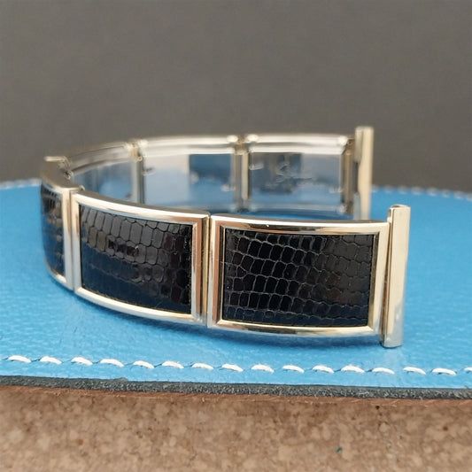 19mm 18mm 16mm 1950s Speidel Gold-Filled & Lizard MCM Unused Vintage Watch Band