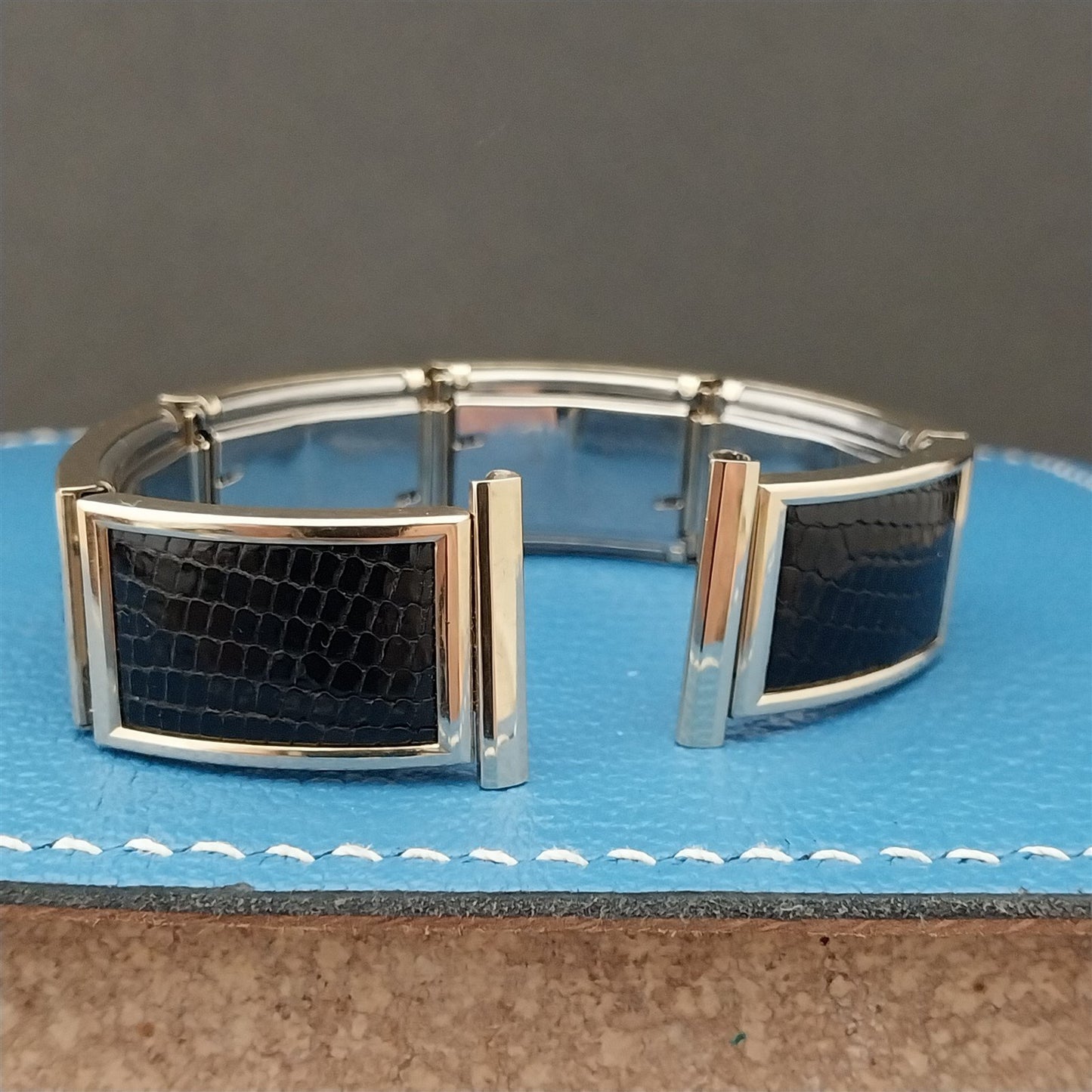 19mm 18mm 16mm 1950s Speidel Gold-Filled & Lizard MCM Unused Vintage Watch Band