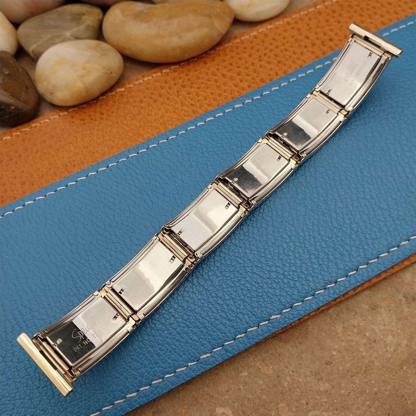 19mm 18mm 16mm 1950s Speidel Gold-Filled & Lizard MCM Unused Vintage Watch Band