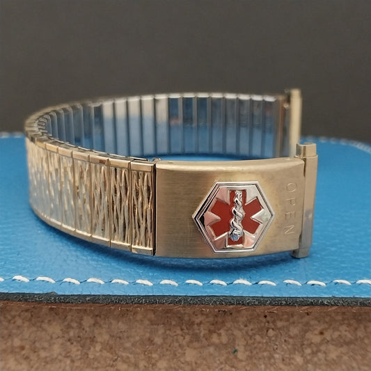 19mm 18mm 16mm Speidel Medilog Valencia Gold-Fill Long Unused Vintage Watch Band