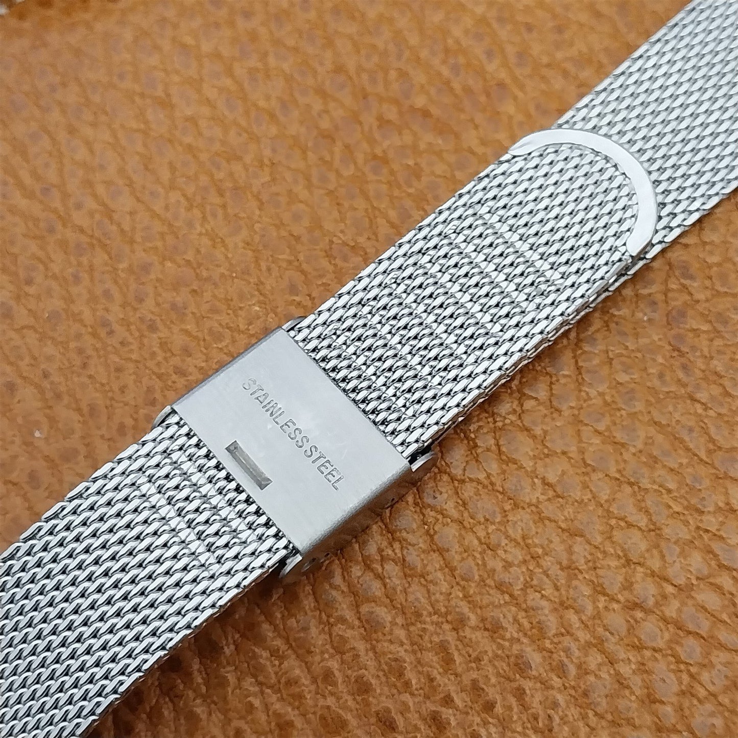 18mm 19mm 20mm Stainless Steel Mesh Unused 1970s-1980s Watch Band