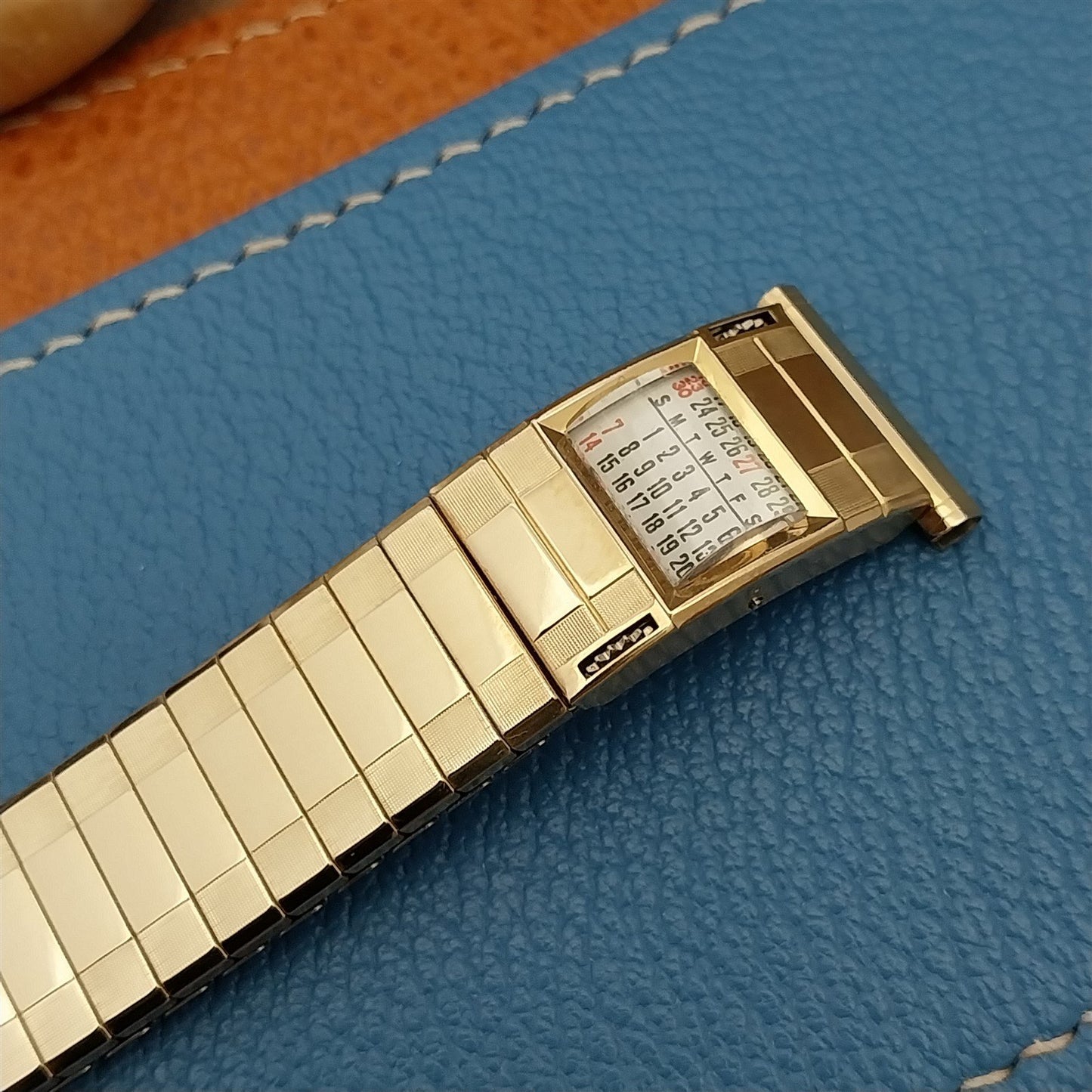 16mm 18mm 19mm Speidel Sun Valley 1974-1975 Calendar 10k GF Vintage Watch Band
