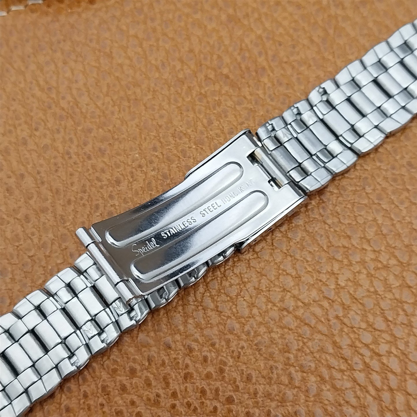 Vintage 18mm Speidel Classic Gold-Tone & Stainless Steel Unused Watch Band