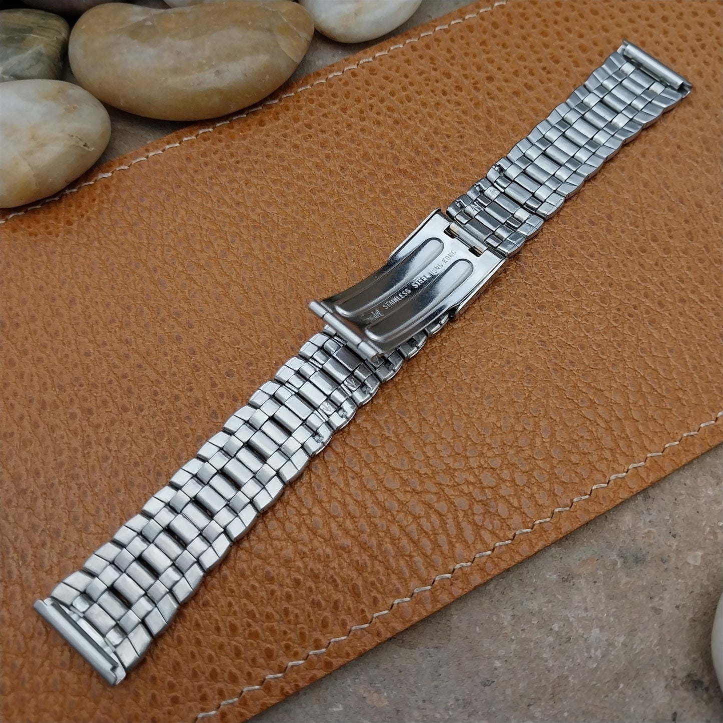 Vintage 18mm Speidel Classic Gold-Tone & Stainless Steel Unused Watch Band