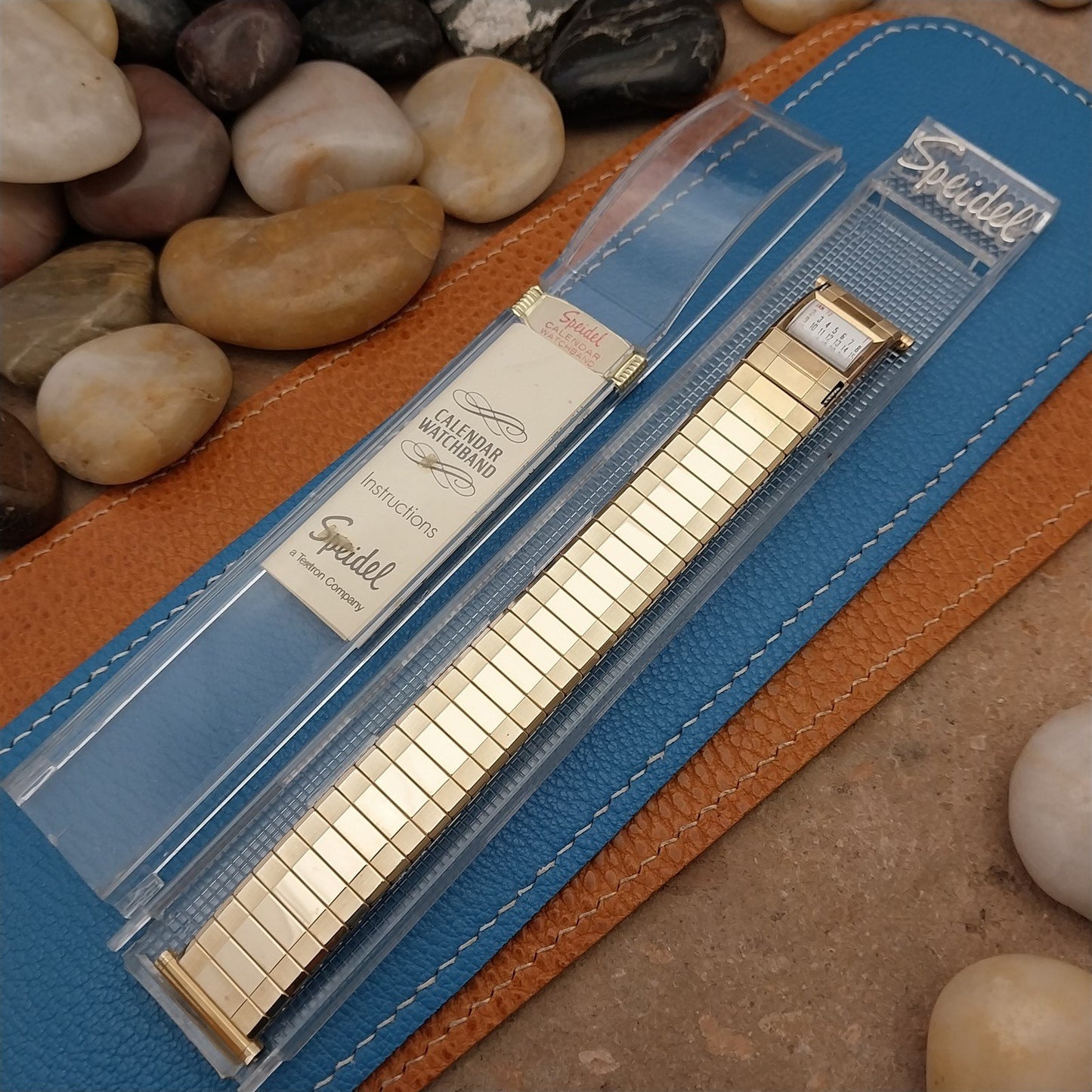 16mm 18mm 19mm Gold-Fill Speidel Sun Valley 72/73 Calendar Vintage Watch Band