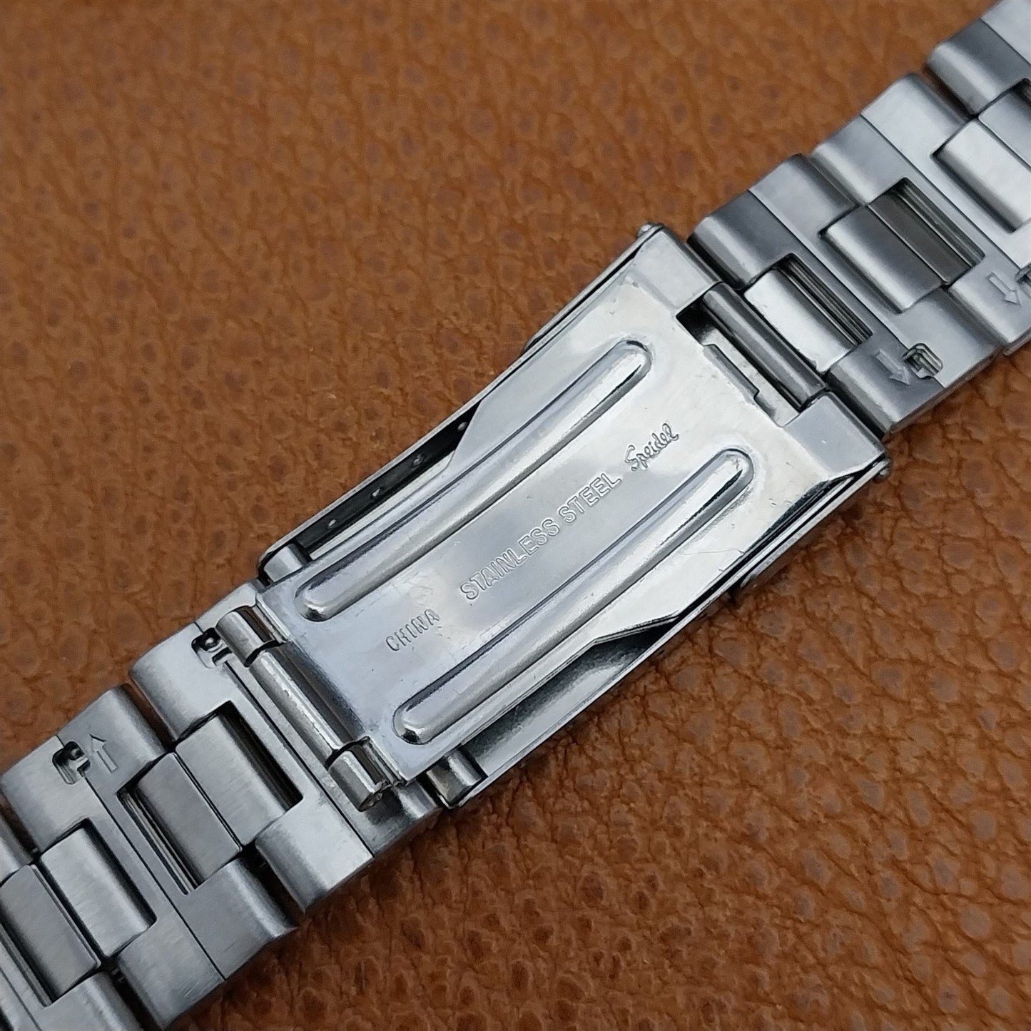 22mm 20mm 18mm Speidel Gold & Stainless Steel Deployment Watch Band