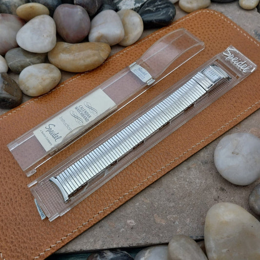 Speidel Linesman Long 1973/1974 Calendar Stainless Steel nos Vintage Watch Band