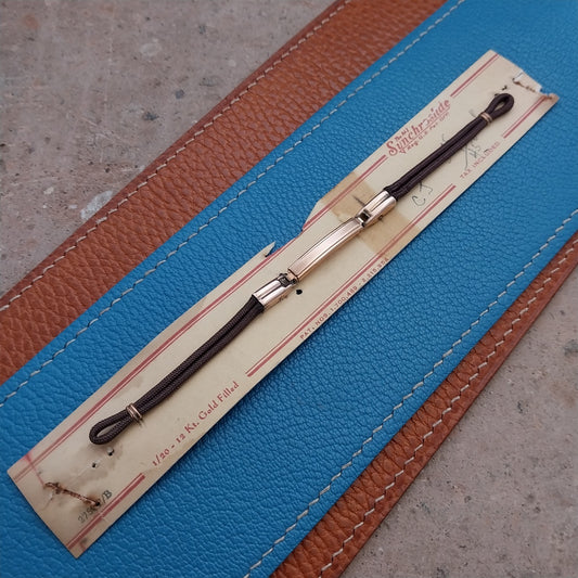 Vintage 1940s Ladies Gold Filled AZ Cordette Cocktail Watch Band
