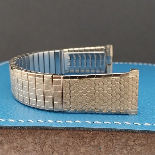 Vintage 19mm 18mm 17mm Speidel Honeycomb Gold-Filled Unused NOS 1960s Watch Band