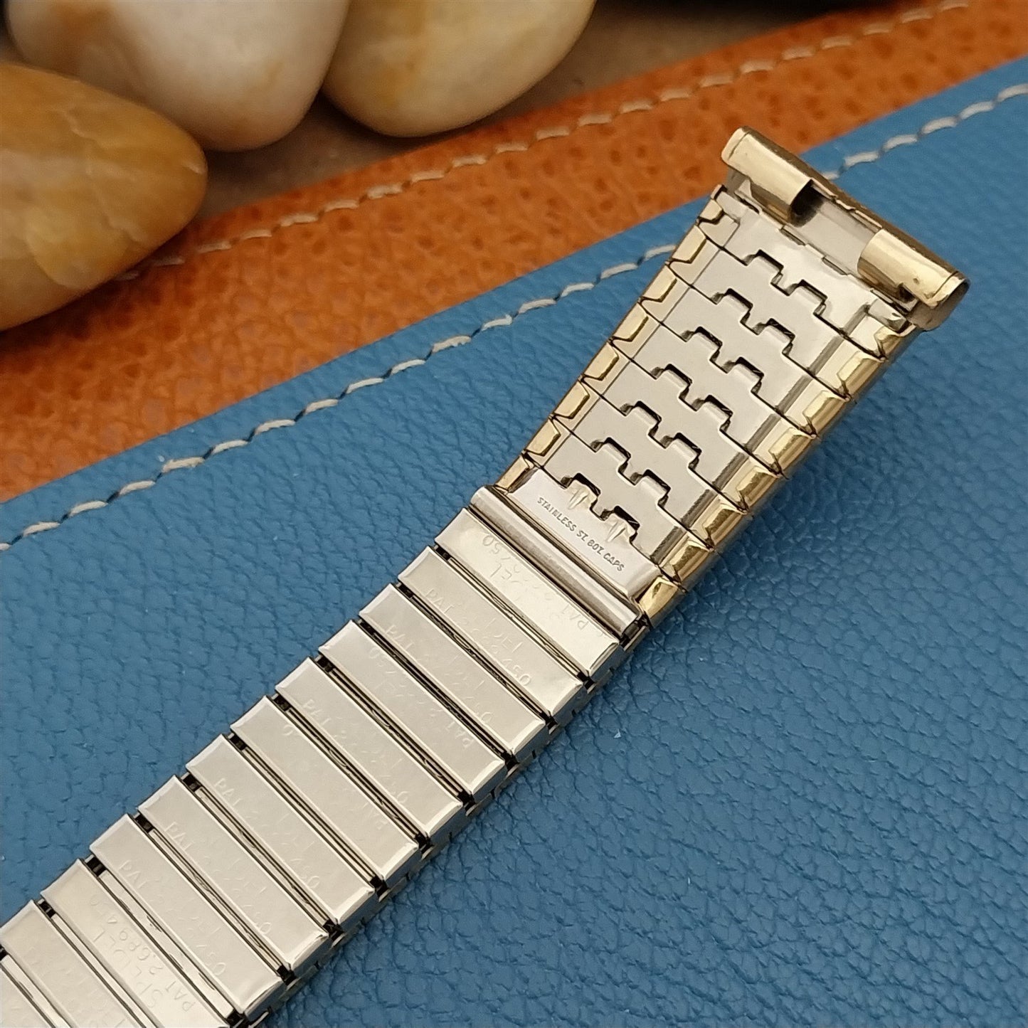 Vintage 19mm 18mm 17mm Speidel Honeycomb Gold-Filled Unused NOS 1960s Watch Band