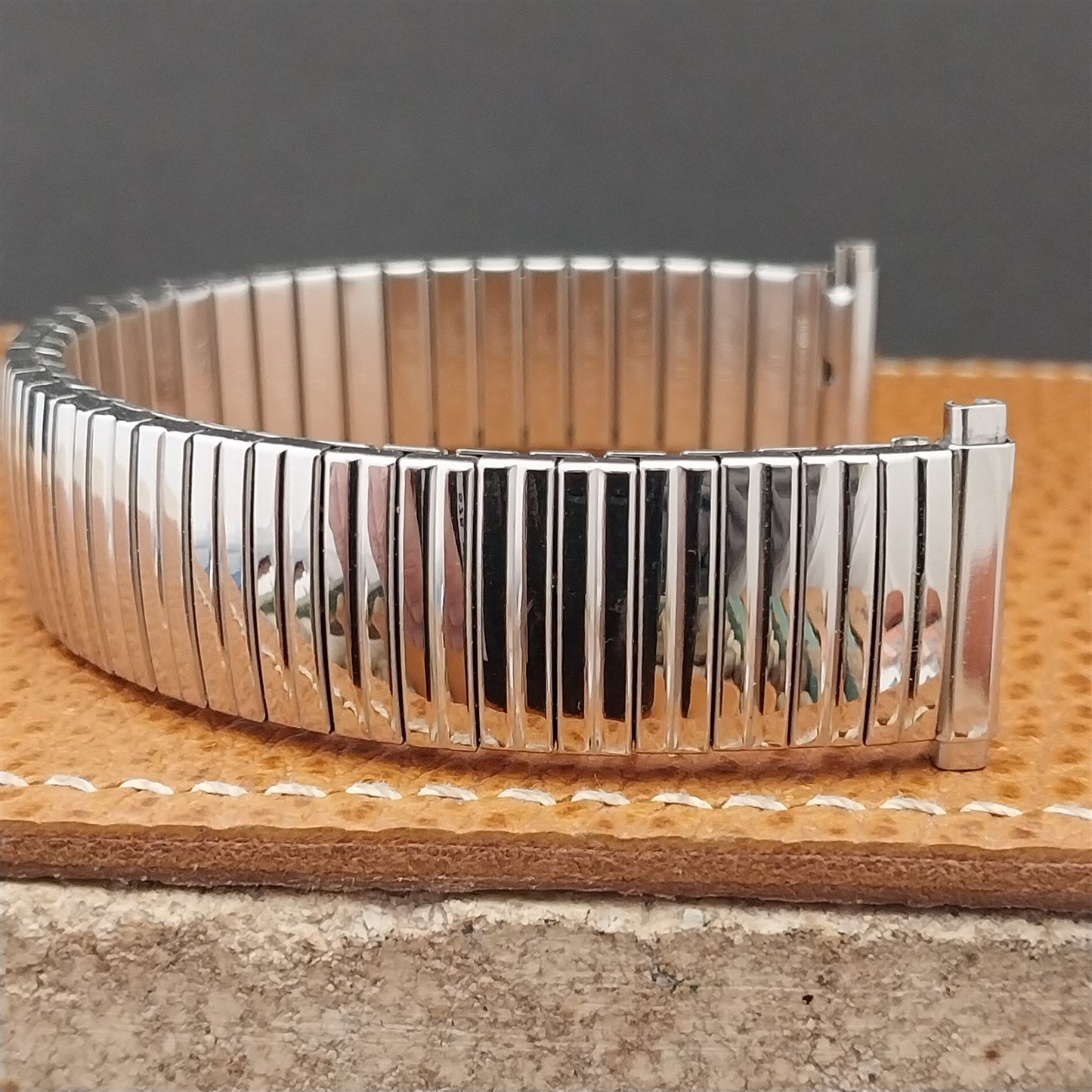 1970s Vintage Speidel Linesman 19mm 18mm 17mm 16mm Stainless Unused Watch Band