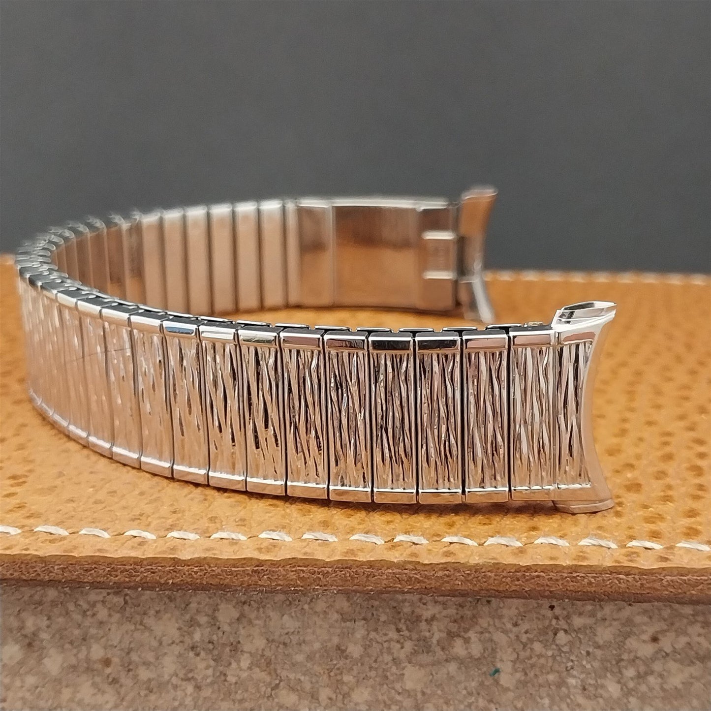 Vintage Speidel Valencia 1973/1974 Calendar Stainless Steel Watch Band