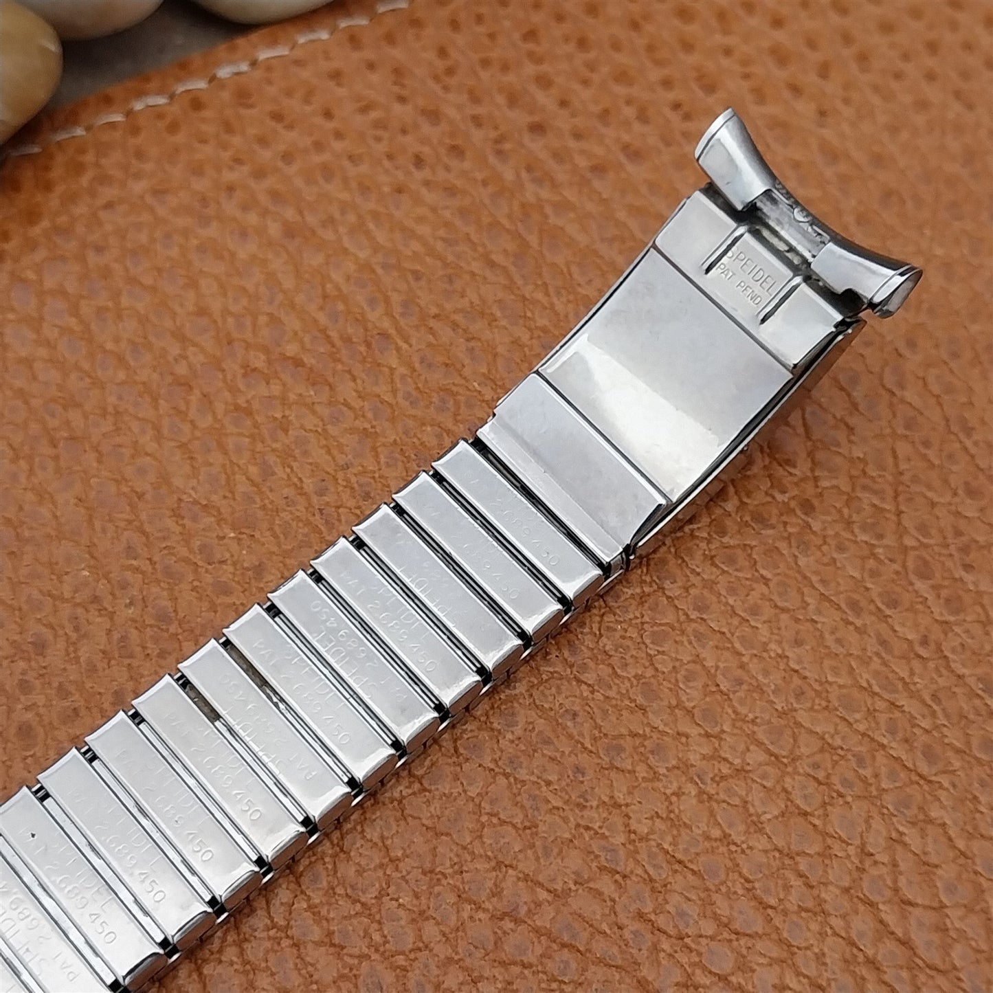 Vintage Speidel Valencia 1973/1974 Calendar Stainless Steel Watch Band