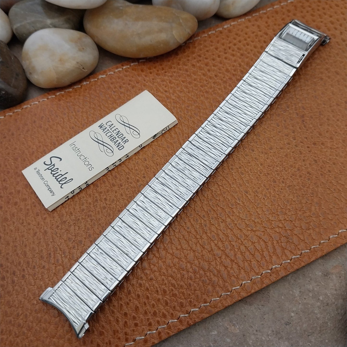 Vintage Speidel Valencia 1973/1974 Calendar Stainless Steel Watch Band
