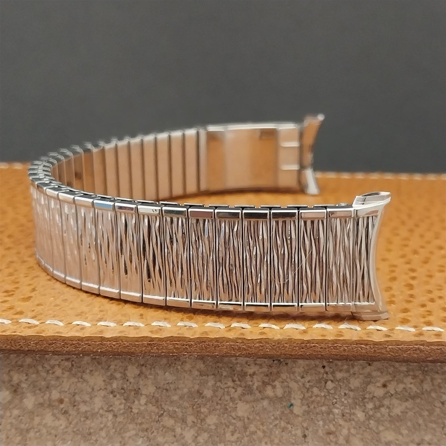 Vintage Speidel Valencia Calendar Stainless Steel Unused Classic Watch Band